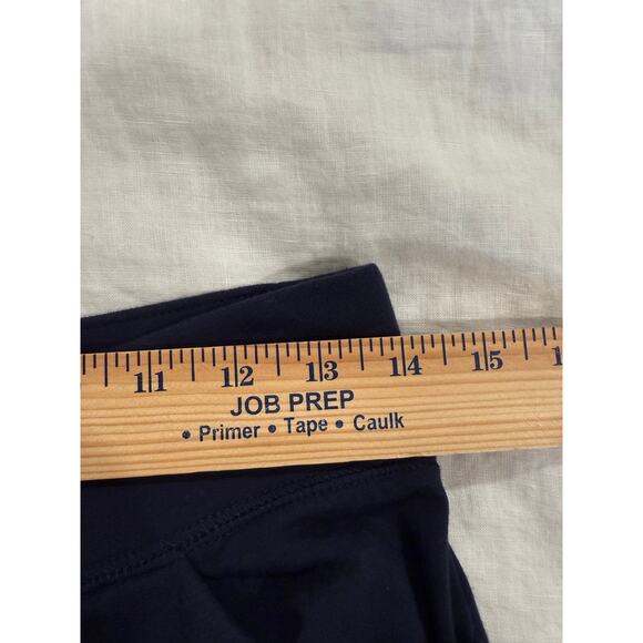 Weekends by Chico's Pull On Short Leggings Blue Women's Size 0 Activewear - Picture 8 of 9